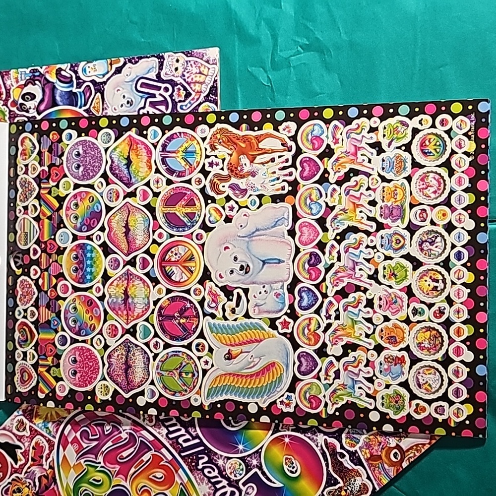 Lisa frank sticker book's 600 each total of 3 books...1800 stickers Brand New - Picture 5 of 12